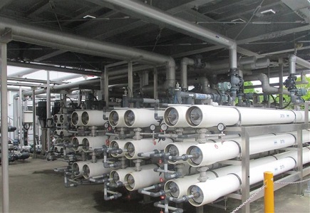 Water recycling facility at the Onomichi Plant