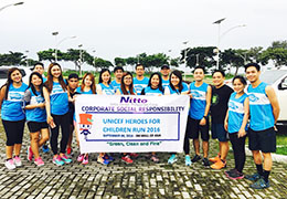 Angariação de fundos com o UNICEF Heroes for Children Run