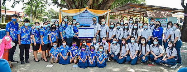 Computers and Teaching Materials Donated to Elementary Schools and Police Departments in Thailand