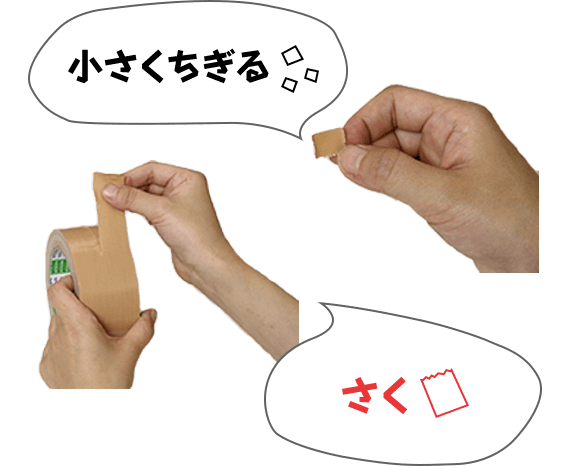 小さくちぎるさく