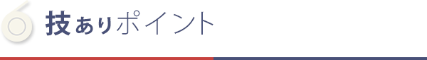 技ありポイント