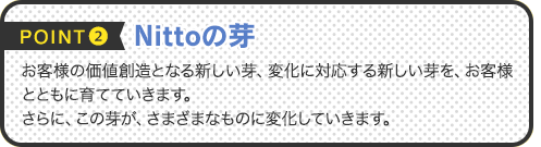 POINT2 Nittoの芽